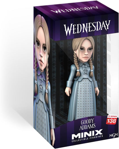 Bandai Minix Goody Addams Model | Collectable Goody Figure from the Wednesday TV Series | Bandai Minix Wednesday Toys Range | Collect Your Favourite Wednesday Figures From The Series