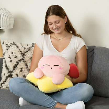 Club Mocchi Mocchi- Warp Star Kirby – Mega Plush Toy – 15 inch