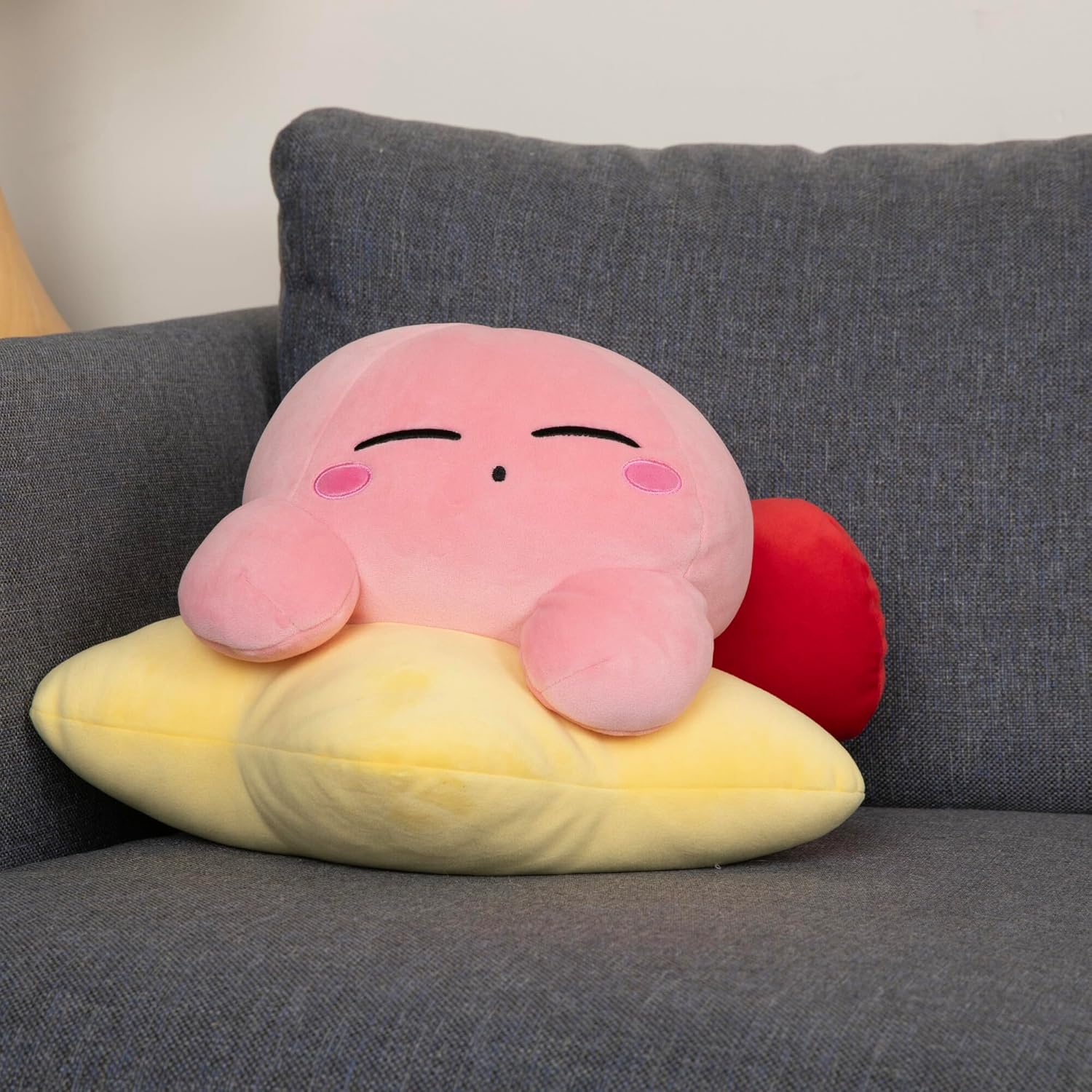 Club Mocchi Mocchi- Warp Star Kirby – Mega Plush Toy – 15 inch