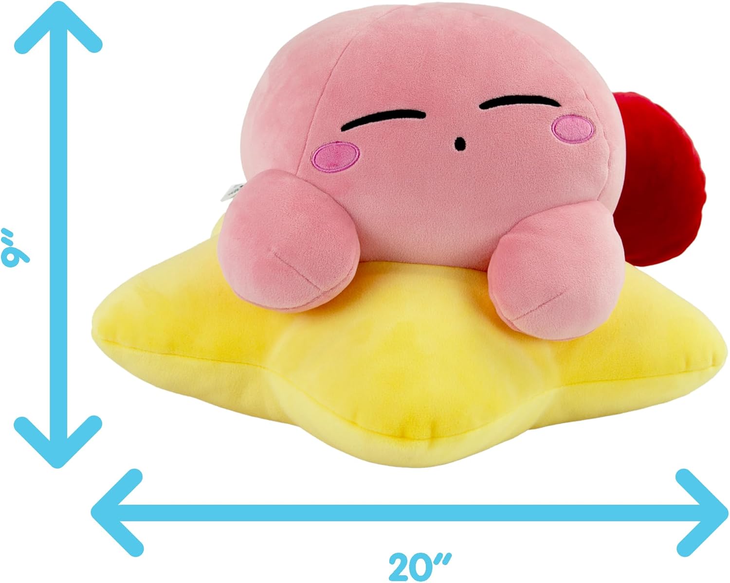 Club Mocchi Mocchi- Warp Star Kirby – Mega Plush Toy – 15 inch