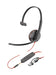 HP Poly Blackwire 3215 - Blackwire 3200 Series - Cuffie - On-Ear - cablate - Cancellazione attiva del rumore - Connettore da 3,5 mm, USB-C - Nero - Certificato per Skype per aziende