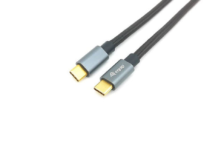 Equip 128354 USB 3.2 Gen 2 Type C Cable, M/M, 1.0 m, USB Power Delivery PD 5A (max. 100 W), 4K 60 Hz, 10 Gbit/s, Black