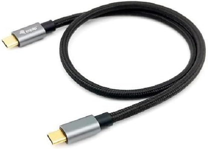 Equip 128354 USB 3.2 Gen 2 Type C Cable, M/M, 1.0 m, USB Power Delivery PD 5A (max. 100 W), 4K 60 Hz, 10 Gbit/s, Black