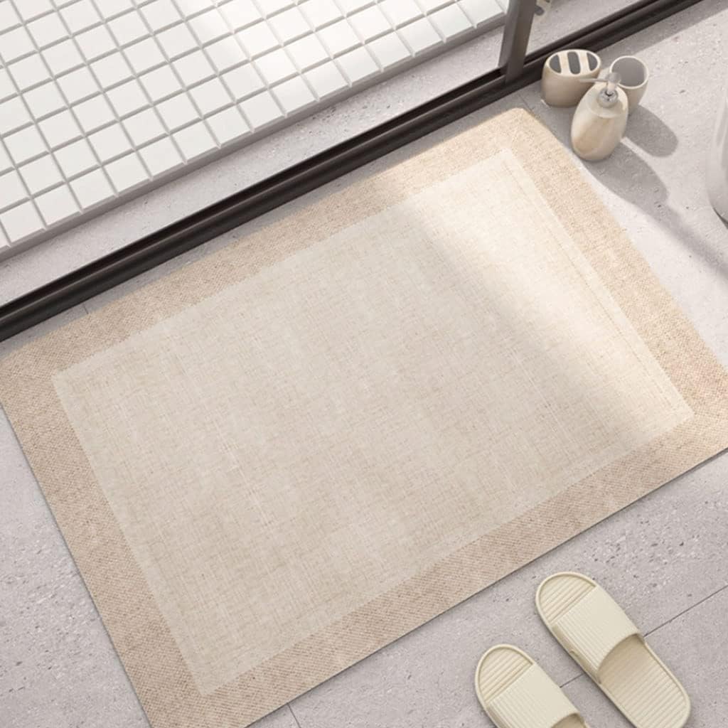 ETHORY Beautiful Velvet Rug Rectangular Non-Slip Rug Runner Easy-Cleaning Area Rug Washable Rug Living Room Kitchen Bathroom Comfortable 120cm/47.2in d