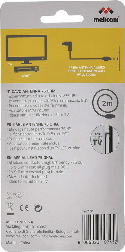 !Cavo Antenna Plug 90?? 2 Metri