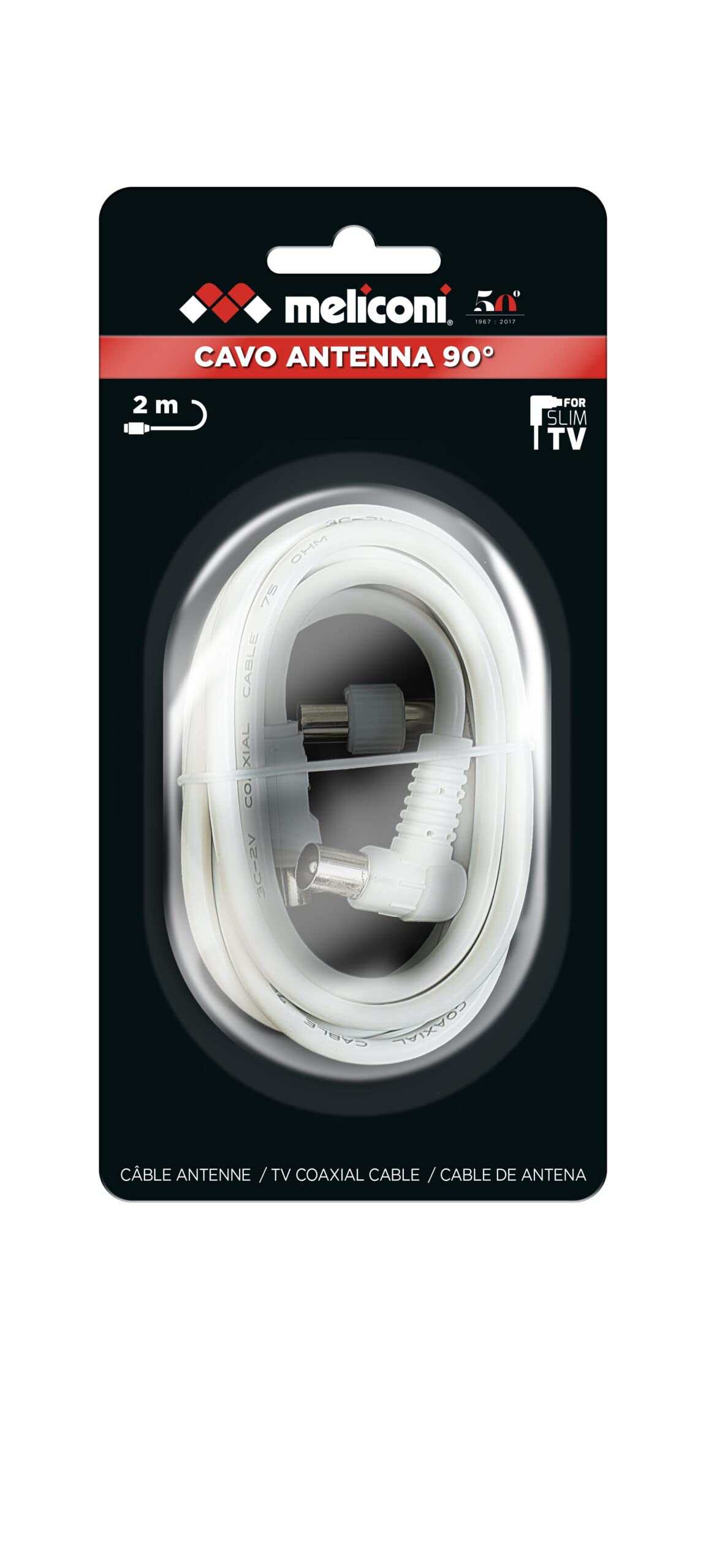 !Cavo Antenna Plug 90?? 2 Metri
