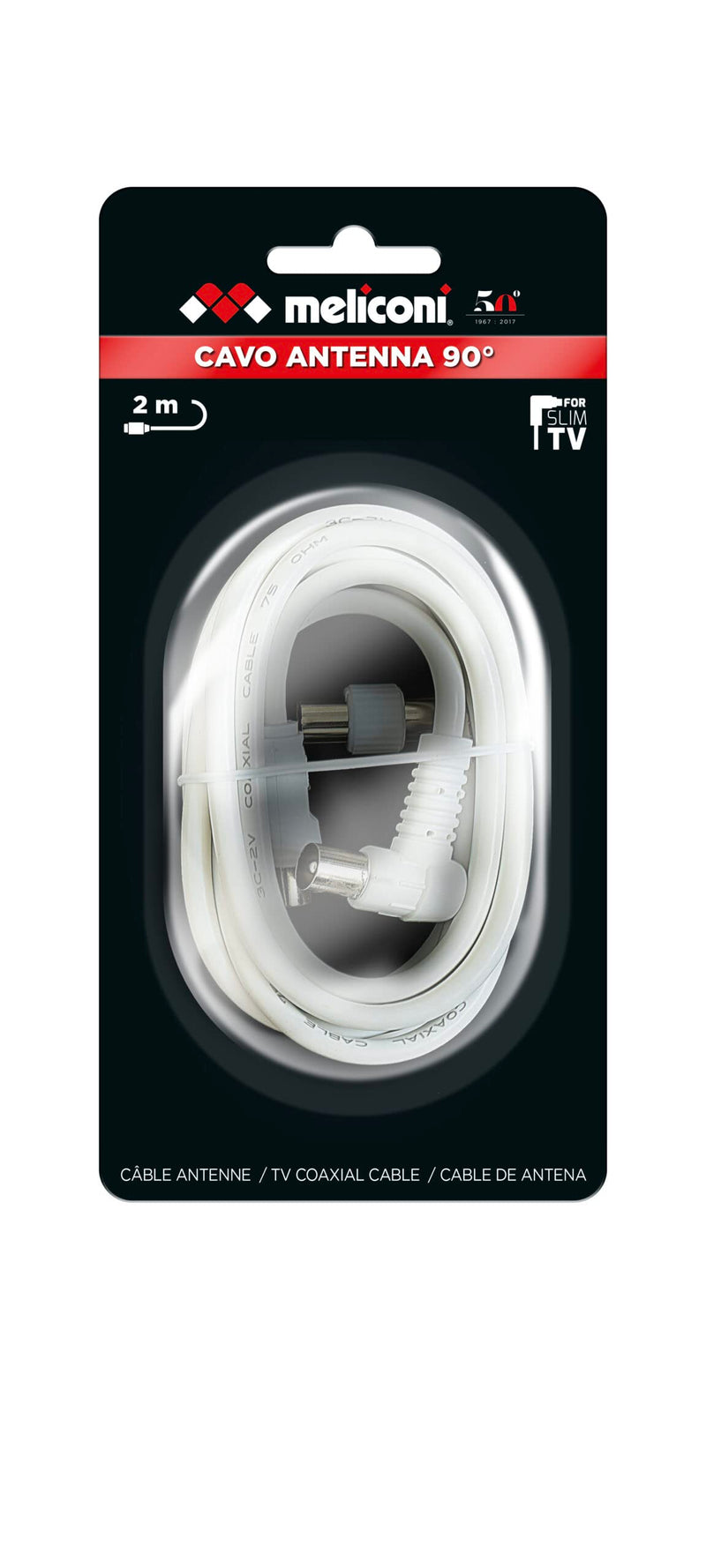 !Cavo Antenna Plug 90?? 2 Metri