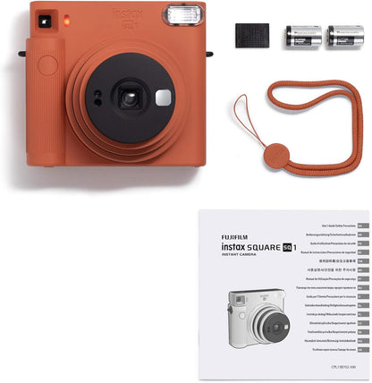 Fujifilm Instax Square SQ1 Instant Camera (10 Shots) - Terracotta Orange 10 Shots - Terracotta Orange