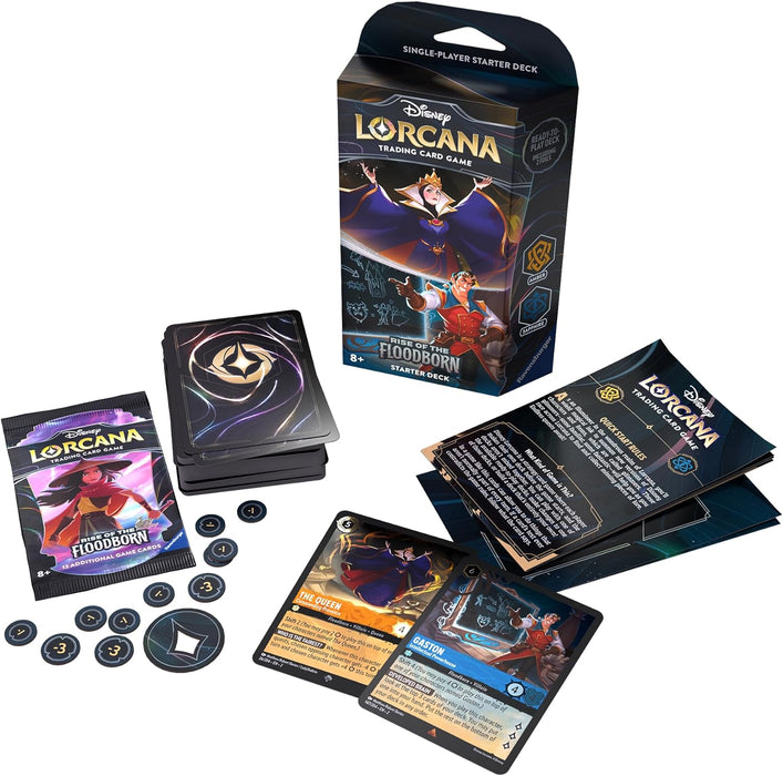 Disney Lorcana Tcg: [Set 2] Rise Of The Floodborn - Starter Deck