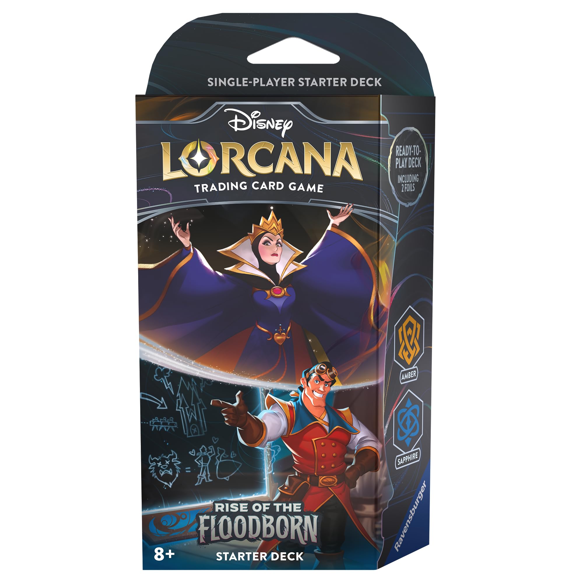 Disney Lorcana Tcg: [Set 2] Rise Of The Floodborn - Starter Deck