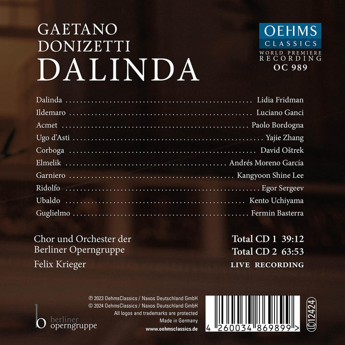 Gaetano Donizetti: Dalinda