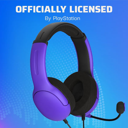 PDP PS5 AIRLITE Wired Headset Ultra Violet