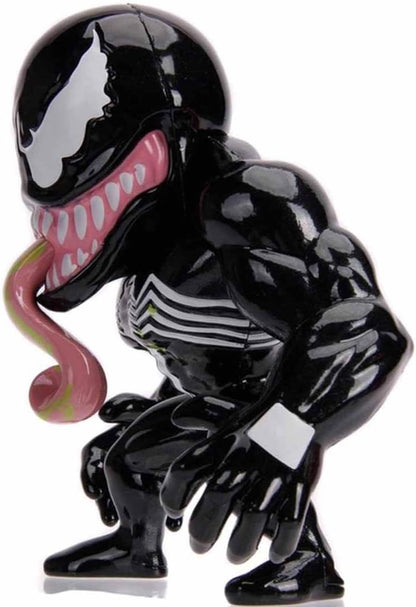 Jada - Venom Figura 10 cm en Metal- 100% Licencia auténtica Marvel, Altamente Coleccionable (253221008)