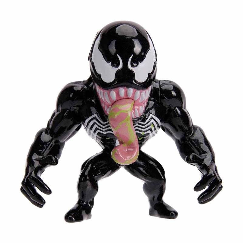 Jada - Venom Figura 10 cm en Metal- 100% Licencia auténtica Marvel, Altamente Coleccionable (253221008)