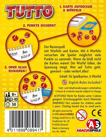 Abacus Spiele ABA08941 Volle Lotte Tutto Card Game