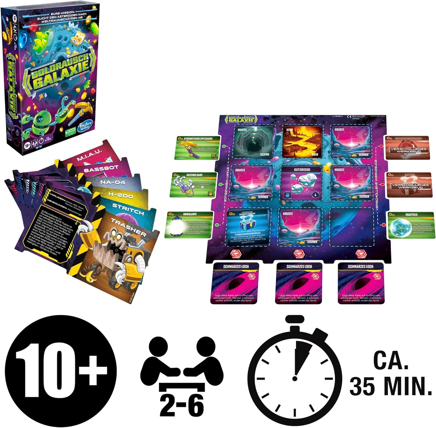 Hasbro Gaming Juego de Cartas de Estrategia para familias, niños, Adolescentes y Adultos, para 2-6 Jugadores