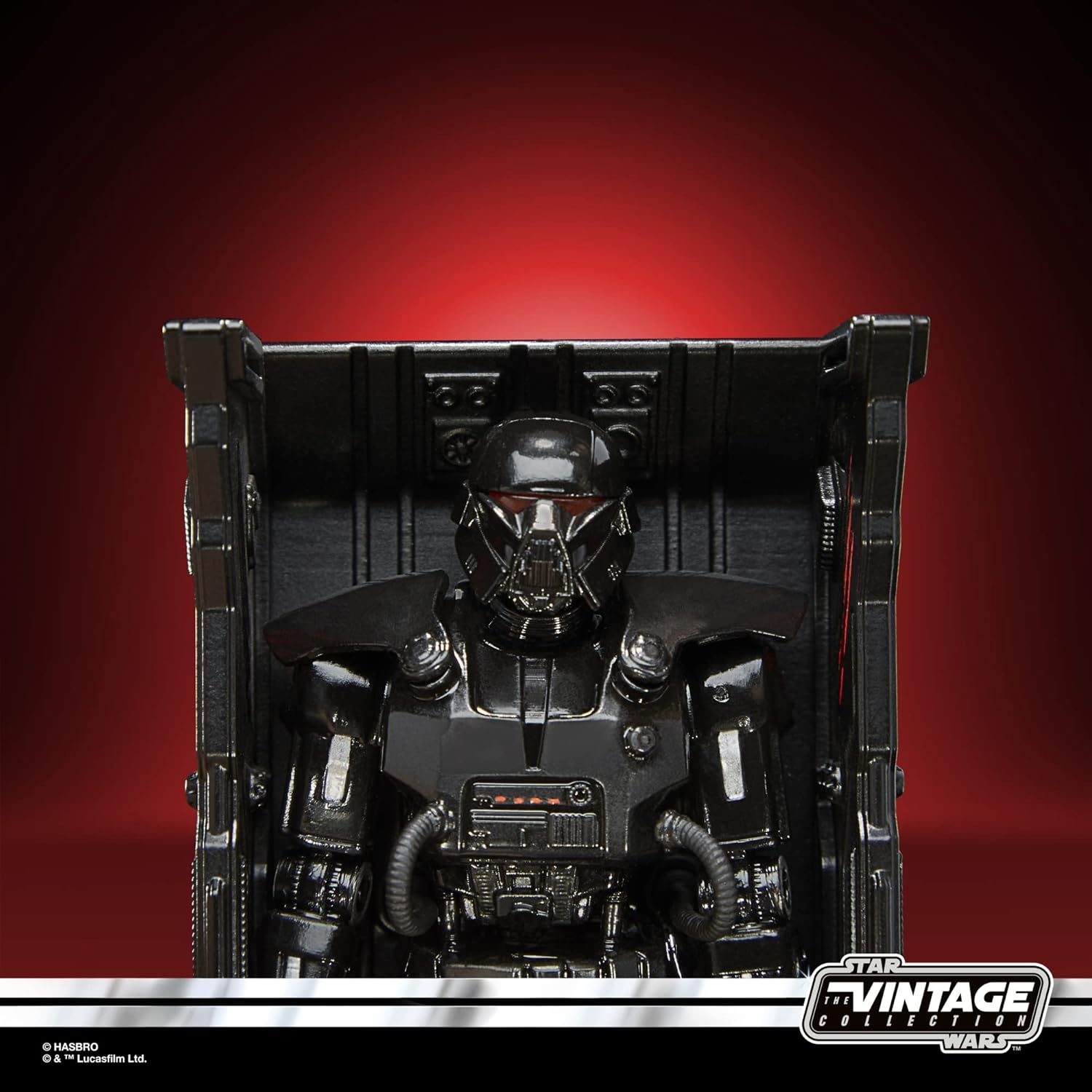 Star Wars The Vintage Collection Dark Trooper Toy, 3.75-Inch-Scale The Mandalorian Action Figure for Kids Ages 4 and Up