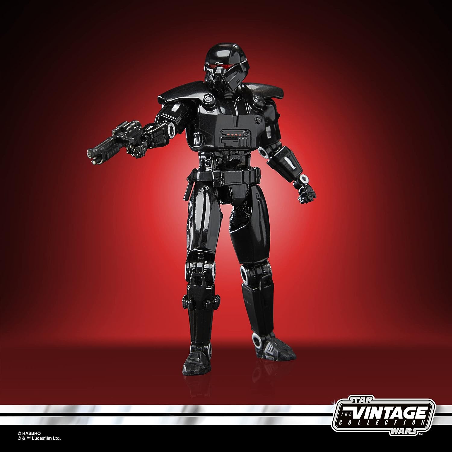 Star Wars The Vintage Collection Dark Trooper Toy, 3.75-Inch-Scale The Mandalorian Action Figure for Kids Ages 4 and Up