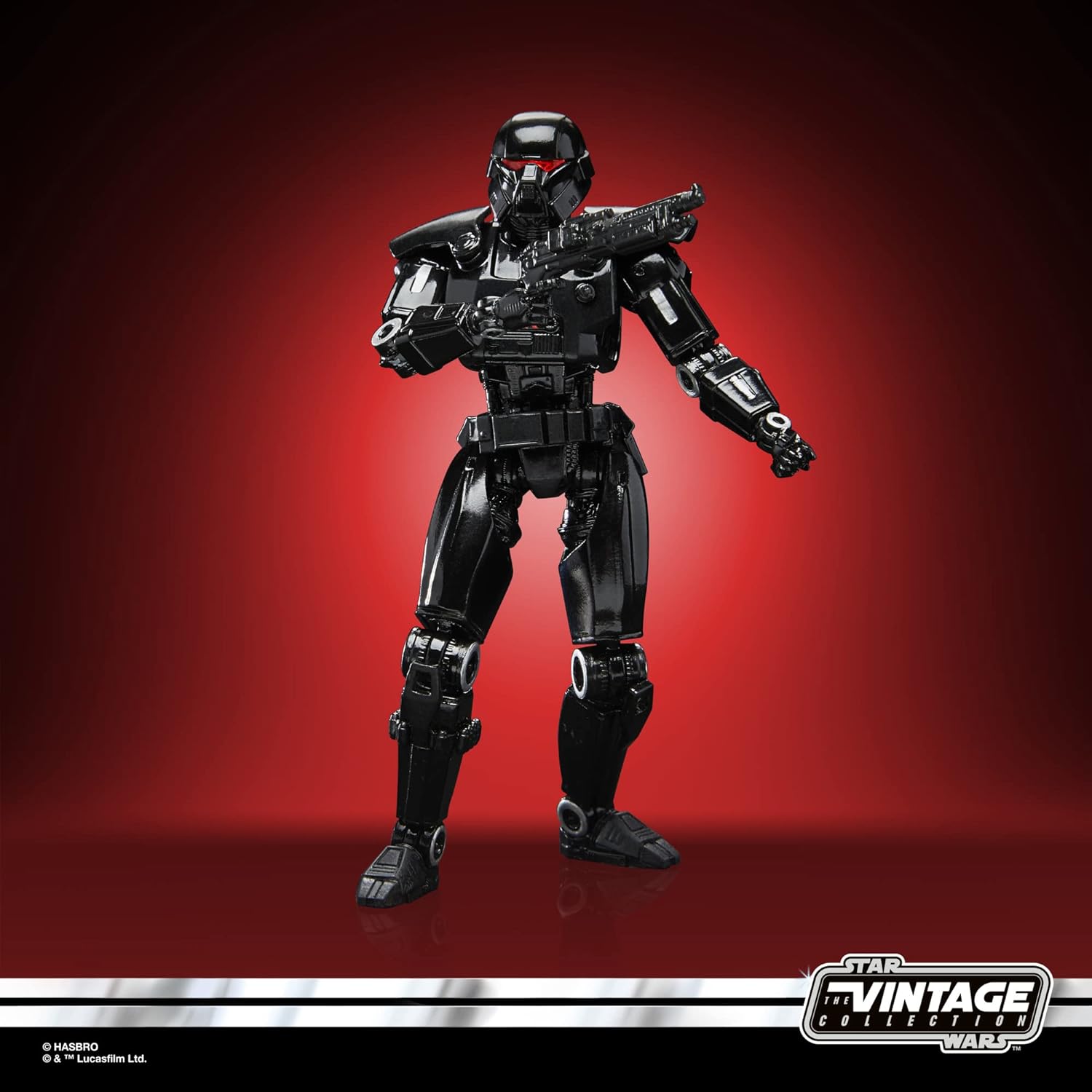 Star Wars The Vintage Collection Dark Trooper Toy, 3.75-Inch-Scale The Mandalorian Action Figure for Kids Ages 4 and Up