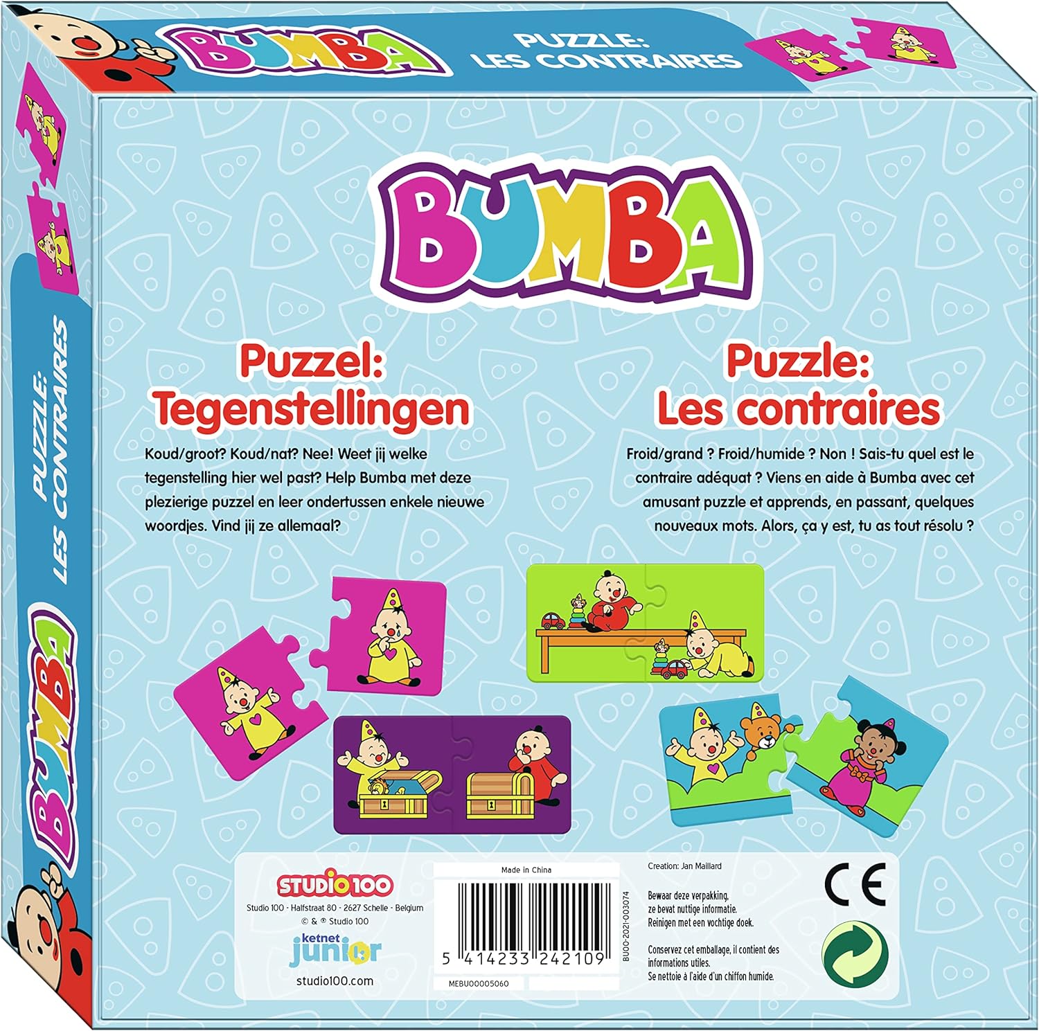 Bumba MEBU00005060 Puzzle, Multicolor