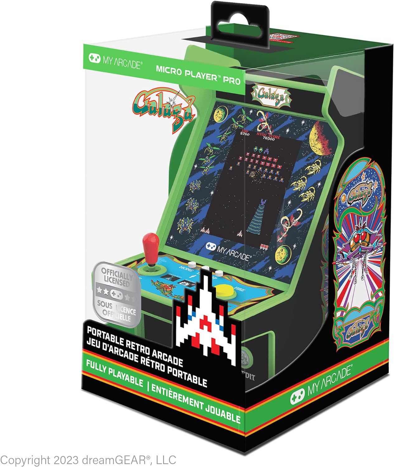 My Arcade DGUNL-4195 Galaga/Galaxian Micro Player Pro Portable Retro Arcade