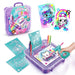 Canal Toys 110241 La Casa Muñecas Gabby-Maletín de actividades con Spray electrónico, plantillas y rotuladores Dollhouse-Activity Case with Electronic, Stencils and Markers, Violet