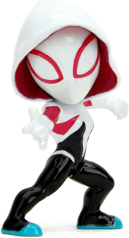 Jada 253220005 Miles Morales Ghost Spiderman Metal Figures 7 cm 3 Assorted Display Modern