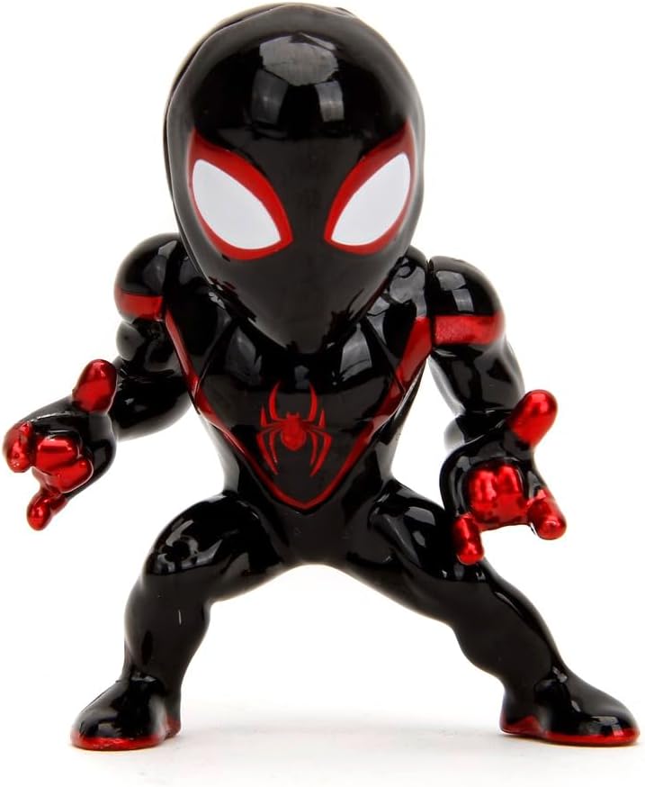 Jada 253220005 Miles Morales Ghost Spiderman Metal Figures 7 cm 3 Assorted Display Modern
