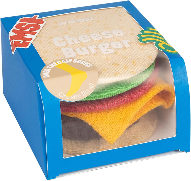 Eat My Socks Novelty Socks | Funny Socks | Novelty Gifts & Funny Gifts For Friends | Novelty Socks For Men & Novelty Gifts For Women | Mens Novelty Socks & Funny Socks Women | Cheese Burger Socks
