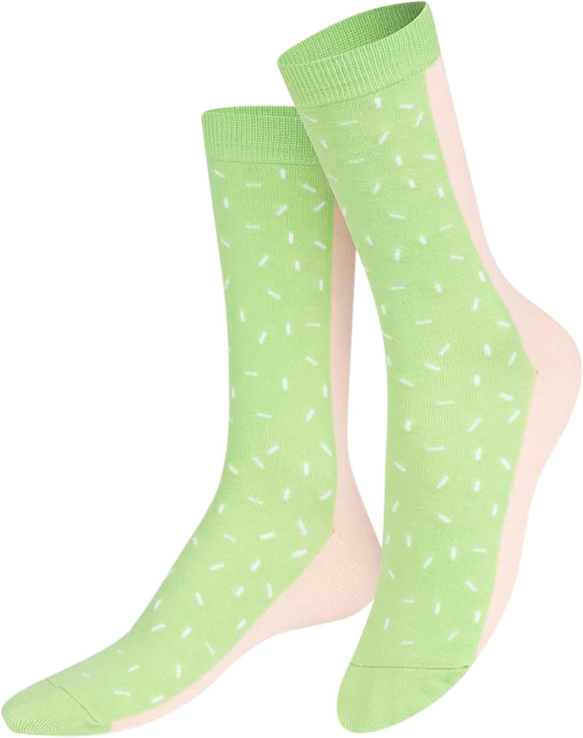 Eat My Socks - Original and Funny Socks - Ice Cream Design - High Socks - Comfort and Durability - Ideal for Men and Women - Size 36 to 45-1 Pair, multicoloured, 36-45 Alto