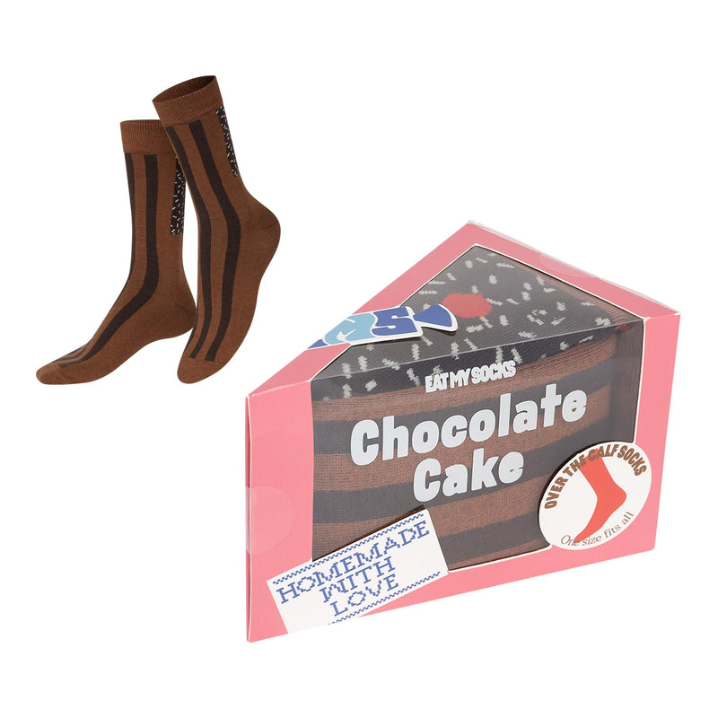 Eat My Socks  - Chocolate Cake - Brown - One Size