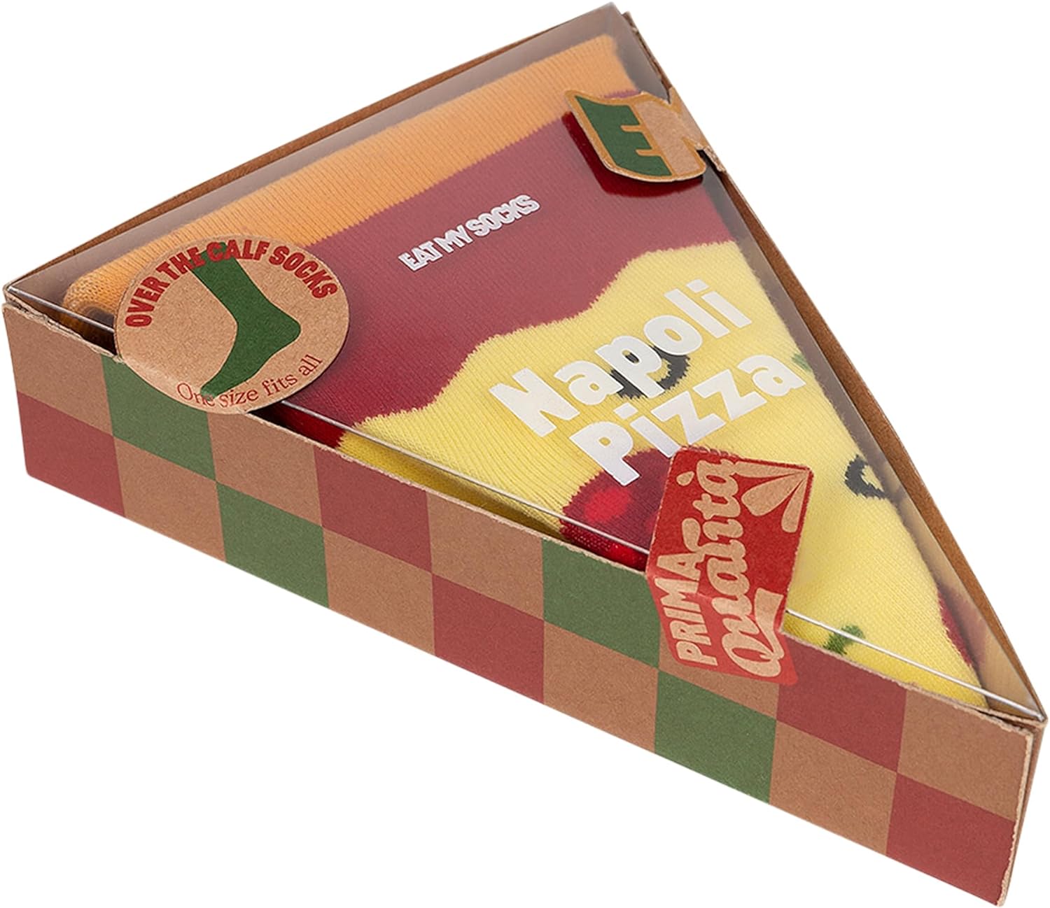 Eat My Socks Novelty Socks | Funny Socks | Novelty Gifts & Funny Gifts For Friends | Novelty Socks For Men & Novelty Gifts For Women | Mens Novelty Socks & Funny Socks Women | Napoli Pizza Socks