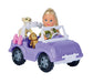 Simba 105733648 Evi Love Toy Doll in Cute Safari Outfit with Cool Jeep, Backpack, Baby Monkey, Lion, Binoculars, 12 cm, from 3 Years