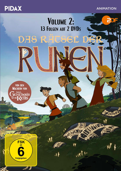 Das Rätsel der Runen, Vol. 2 / Weitere 13 Folgen der Fantasy-Zeichentrickserie von den Machern von DAS GEHEIMNIS VON KELLS (Pidax Animation)