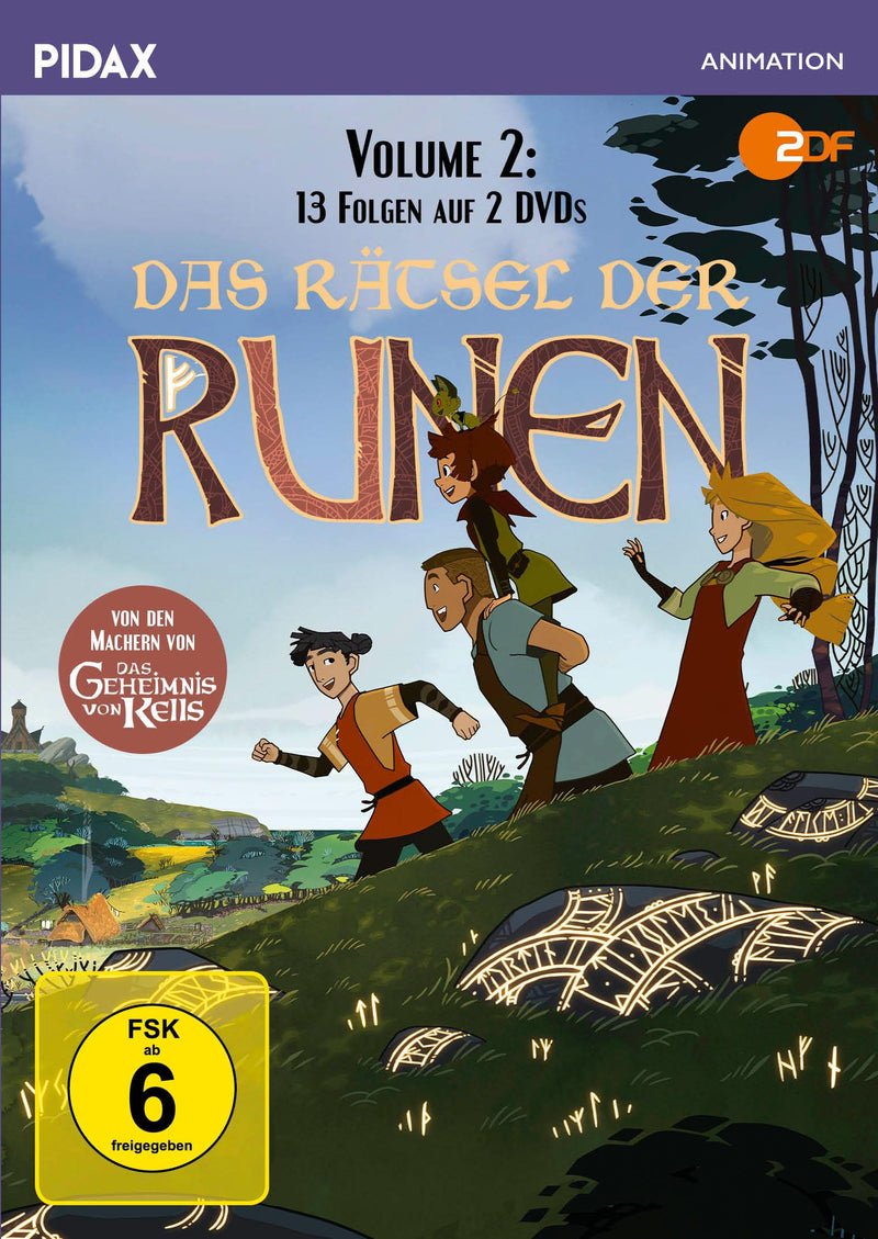 Das Rätsel der Runen, Vol. 2 / Weitere 13 Folgen der Fantasy-Zeichentrickserie von den Machern von DAS GEHEIMNIS VON KELLS (Pidax Animation)