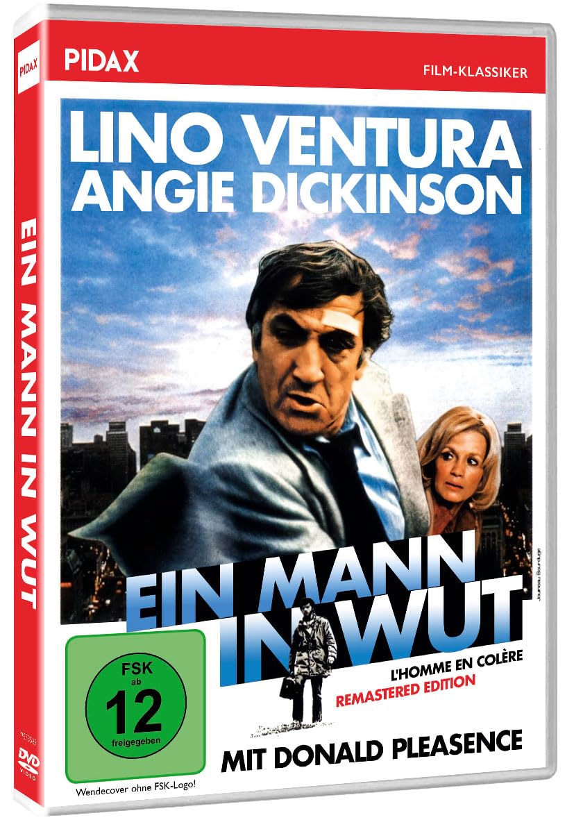 Ein Mann in Wut (L’homme en colère) - Remastered Edition / Spannender Kriminalfilm mit Starbesetzung (Pidax Film-Klassiker