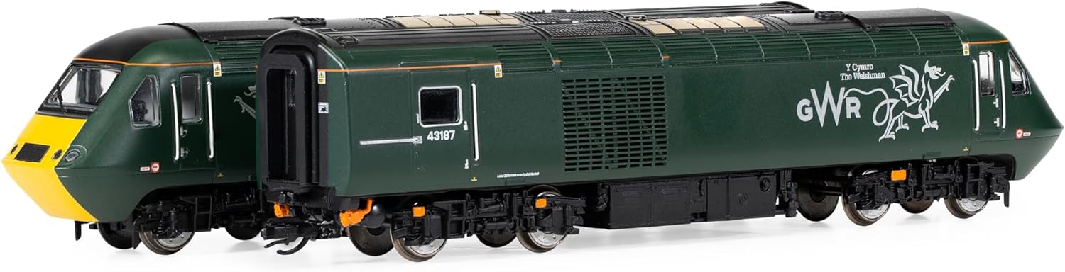 Hornby TT:120 Gauge TT3023TXSM GWR Class 43 HST Digital Train Pack (Sound Fitted) Loco - Diesel for Model Railway Sets