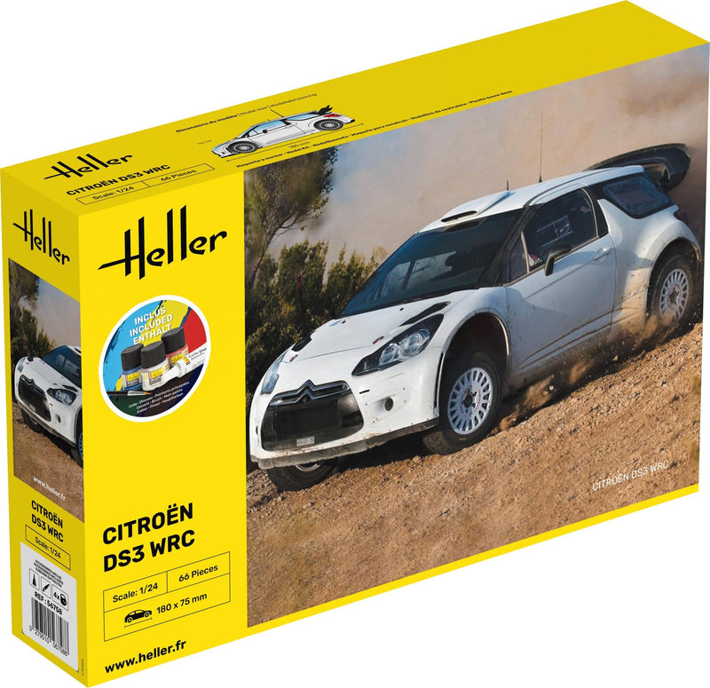 Heller - 1/24 STARTER KIT CITROEN DS3 WRC (6/23) *