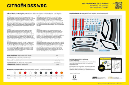 Heller - 1/24 STARTER KIT CITROEN DS3 WRC (6/23) *