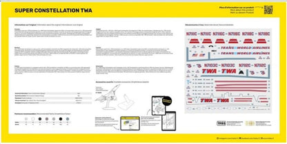 Heller 58391 STARTER KIT Super Constellation TWA 1/72