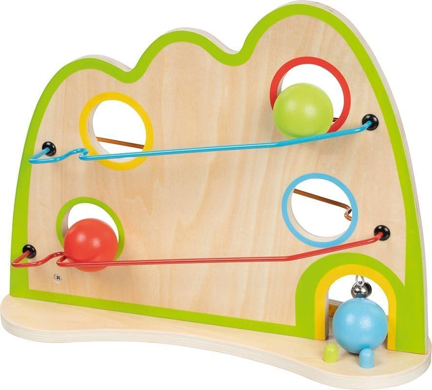 GOKI- Pista de Bolas en Ambos Lados No Aplica canicas, Multicolor (53822