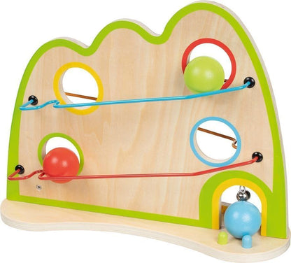 GOKI- Pista de Bolas en Ambos Lados No Aplica canicas, Multicolor (53822