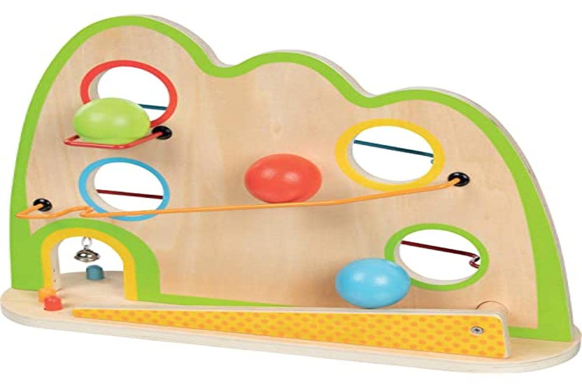 GOKI- Pista de Bolas en Ambos Lados No Aplica canicas, Multicolor (53822