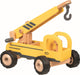 Kranwagen: 28 x 16,7 x 15,6 cm, Holz, per Stück