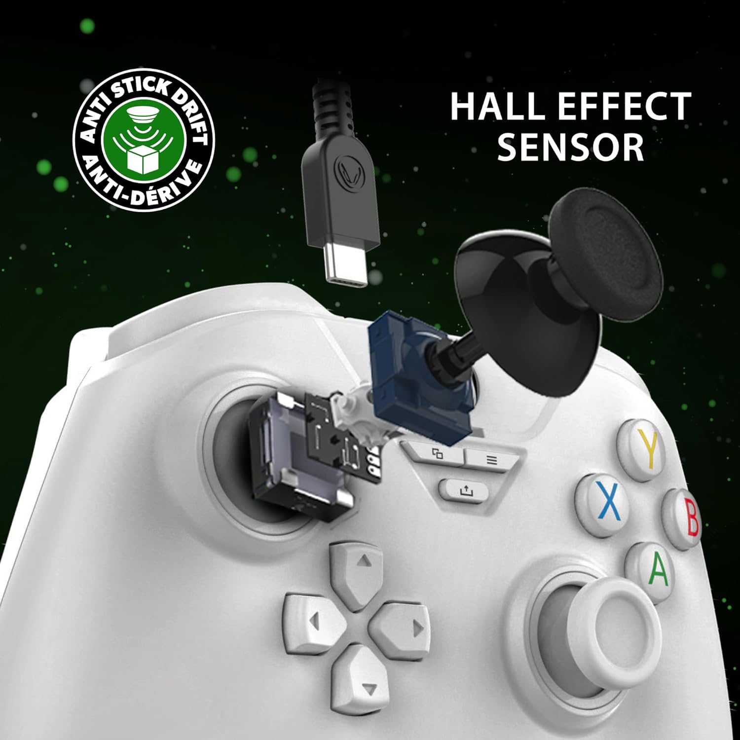 Controller SNAKEBYTE GAMEPAD BASE X SB922466 wired gamepad for Xbox/PC White Black