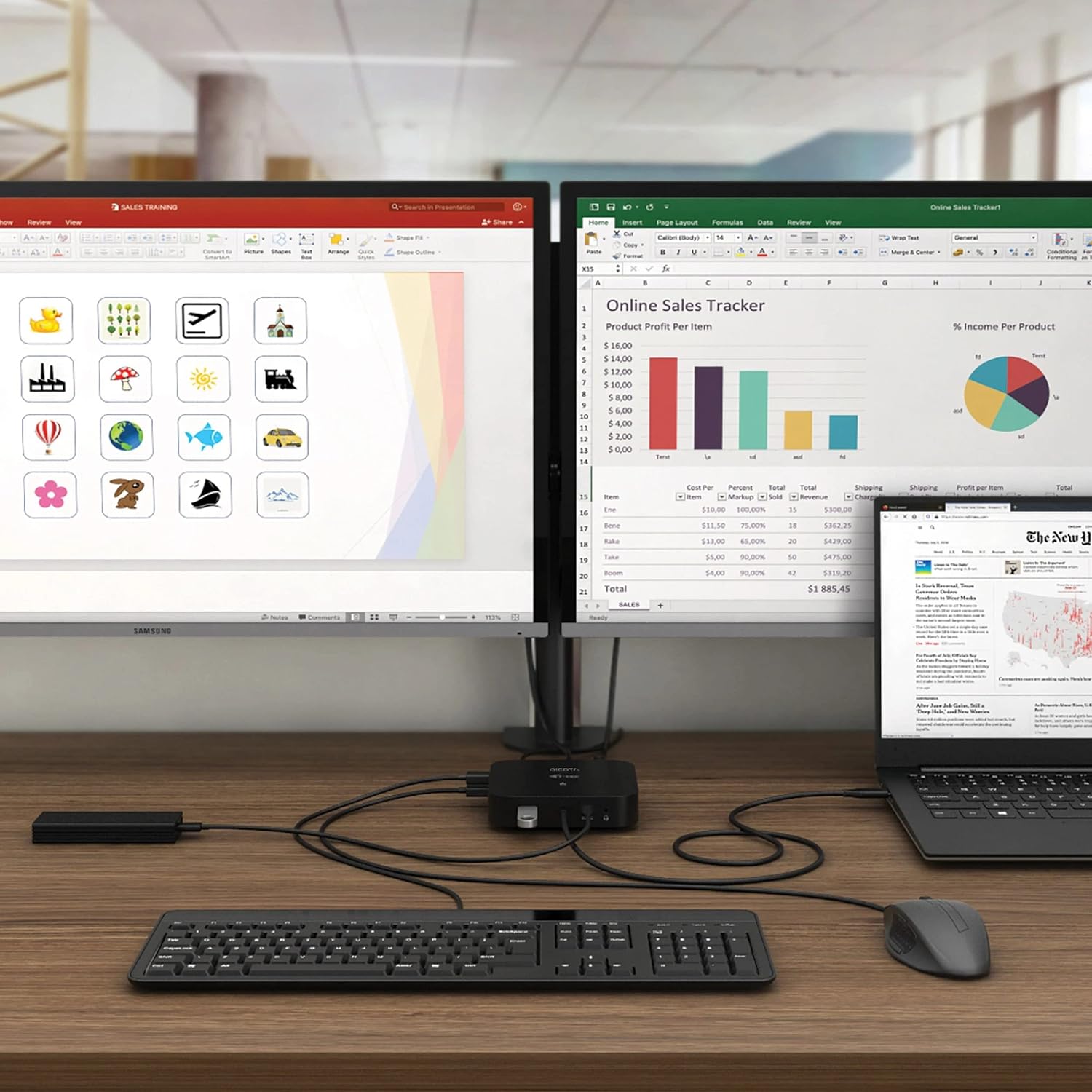 Dicota USB-C 11-in-1 Docking Station 5K HDMI/DP PD