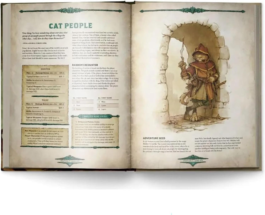 Dragonbane: Bestiary - Hardcover RPG Supplement Book, Information for 63 Fantasy Creatures & Monsters, Full-Color Illustration