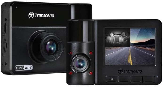 Transcend DrivePro 550B 64GB Full HD Dual Lens Dash Cam