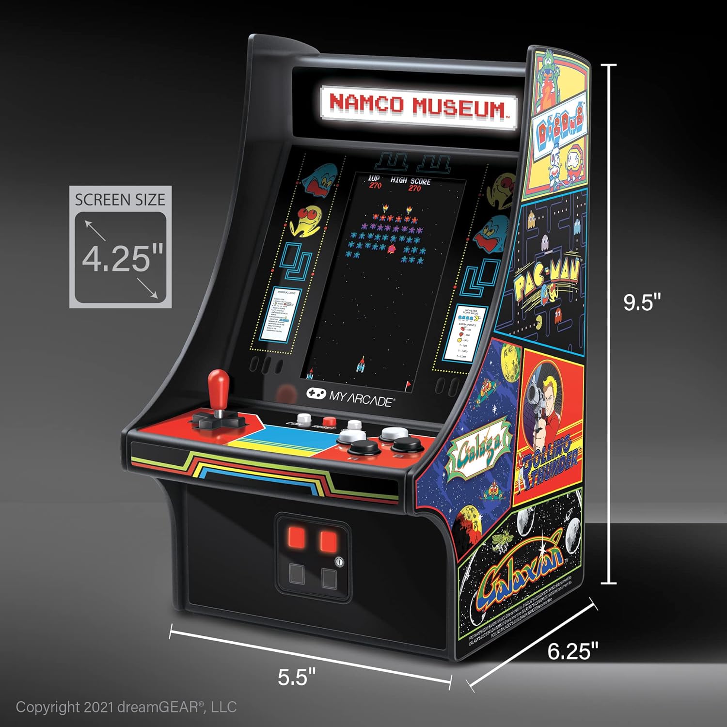 Namco Museum Mini Arcade - 10-Inch (Electronic Games