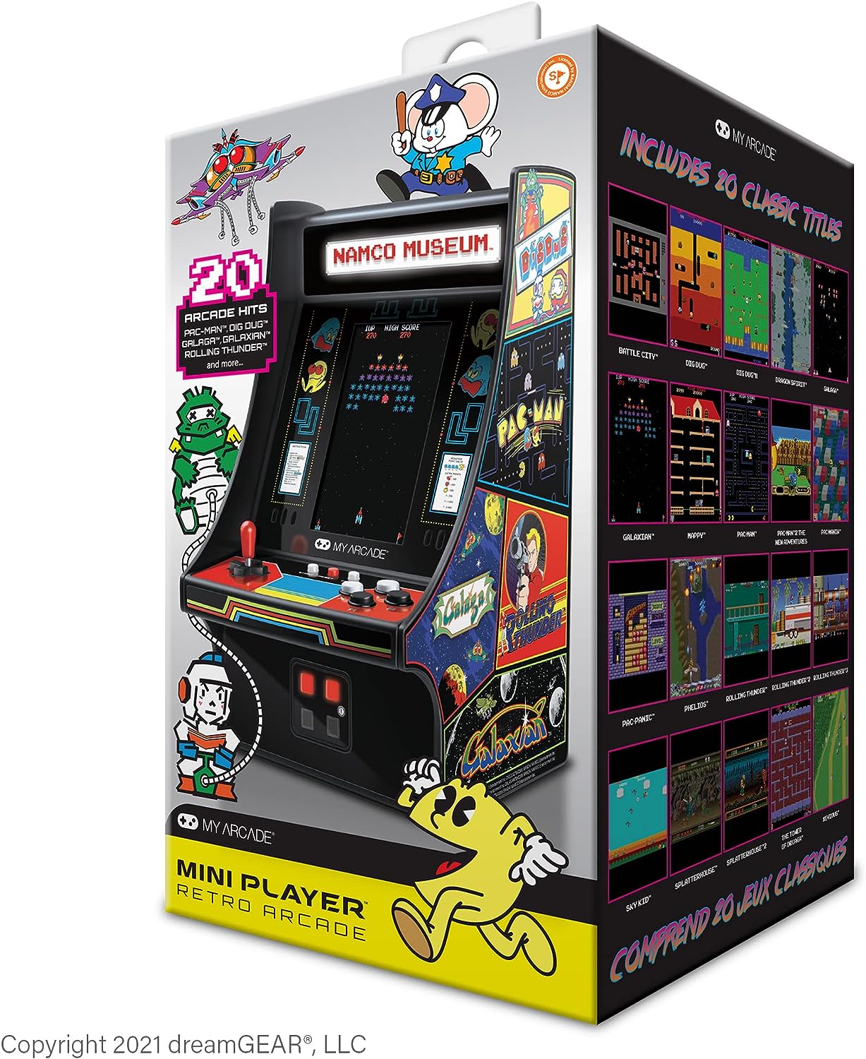 Namco Museum Mini Arcade - 10-Inch (Electronic Games